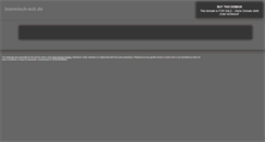 Desktop Screenshot of boemisch-eck.de
